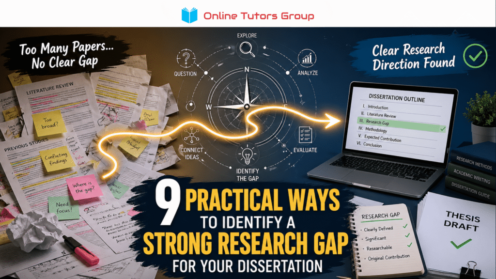 9 Practical Ways to Identify a Strong Research Gap for Your Dissertation
